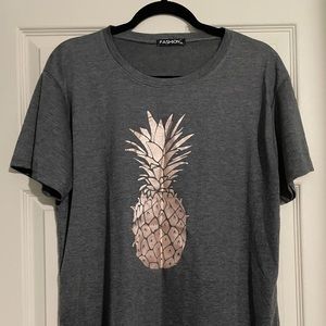 Rose Gold Pineapple Shirt
